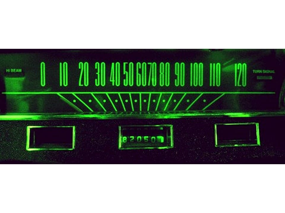 MP-6456-LED-GA-UB-GRN 64-65 Mustang Ultra-Bright GREEN LED Gauge Bulb Kit
