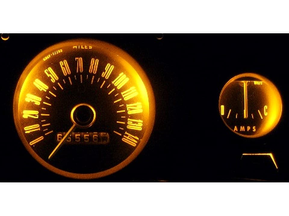 MP-66-LED-GA-AMBER 65-66 Mustang AMBER LED Gauge Bulb Kit
