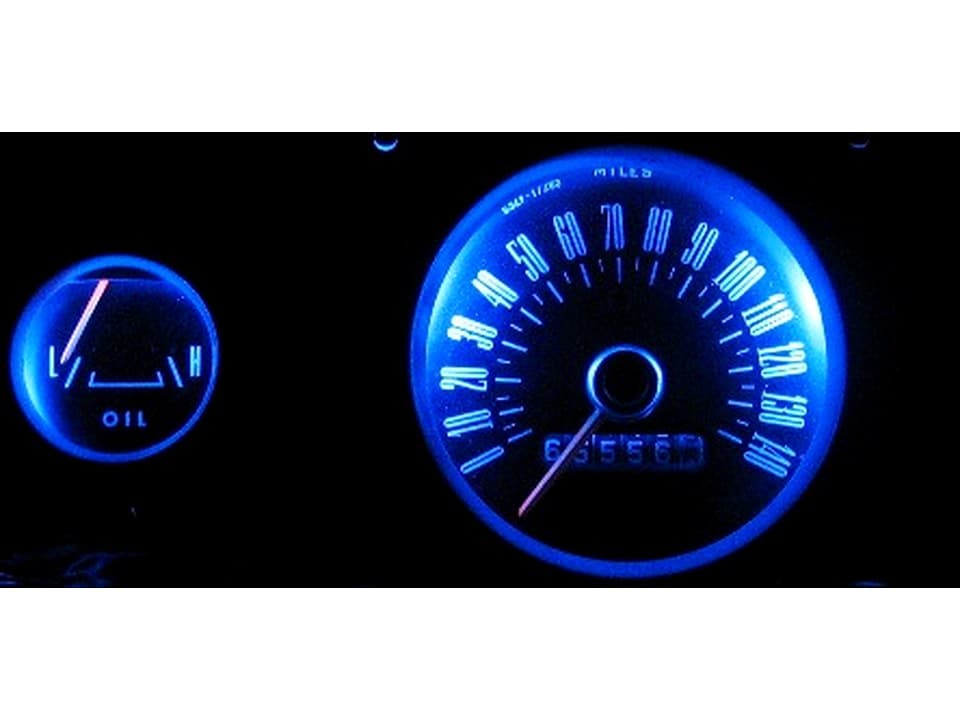 MP-66-LED-GA-BLUE 65-66 Mustang BLUE LED Gauge Bulb Kit
