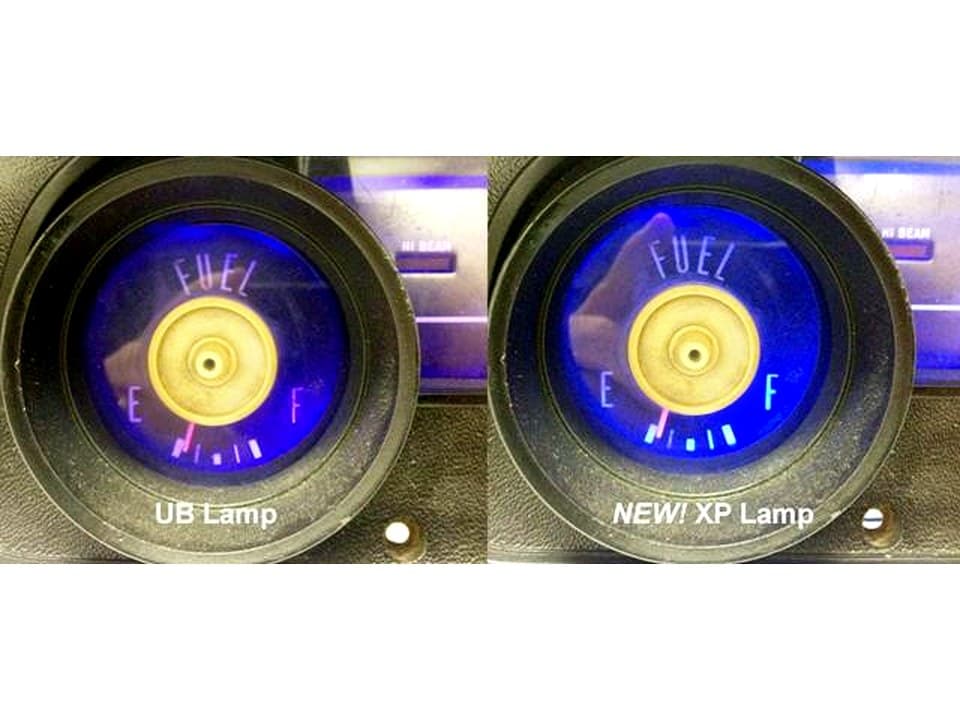 MP-66-LED-GA-LB-XP 65-66 Mustang Mega-Bright LIGHT BLUE LED Gauge Bulb Kit