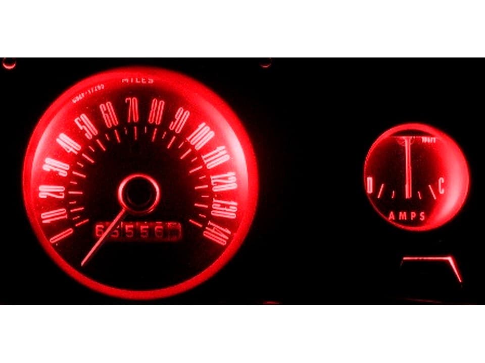 MP-66-LED-GA-RED 65-66 Mustang RED LED Gauge Bulb Kit