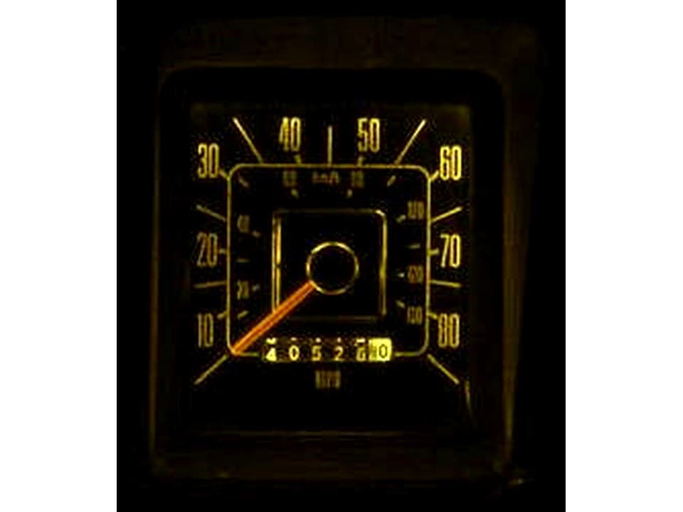 MP-6677-LED-GA-BRC-YEL 66-77 Bronco YELLOW LED Gauge Lamp Kit