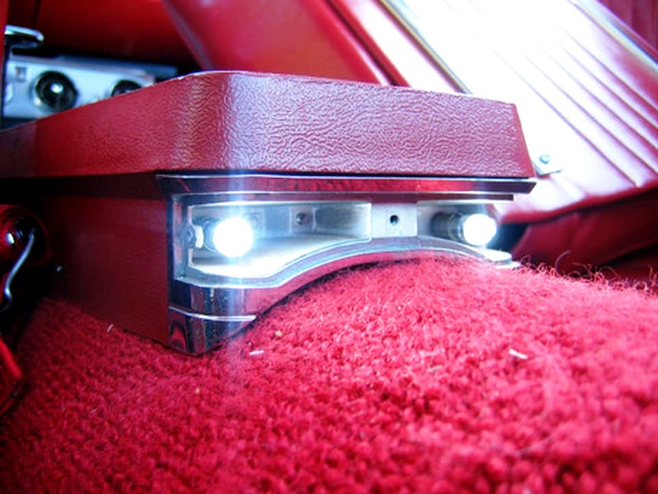 MP-6768-INT-BLU 67/68 Mustang Blue Interior LED Kit