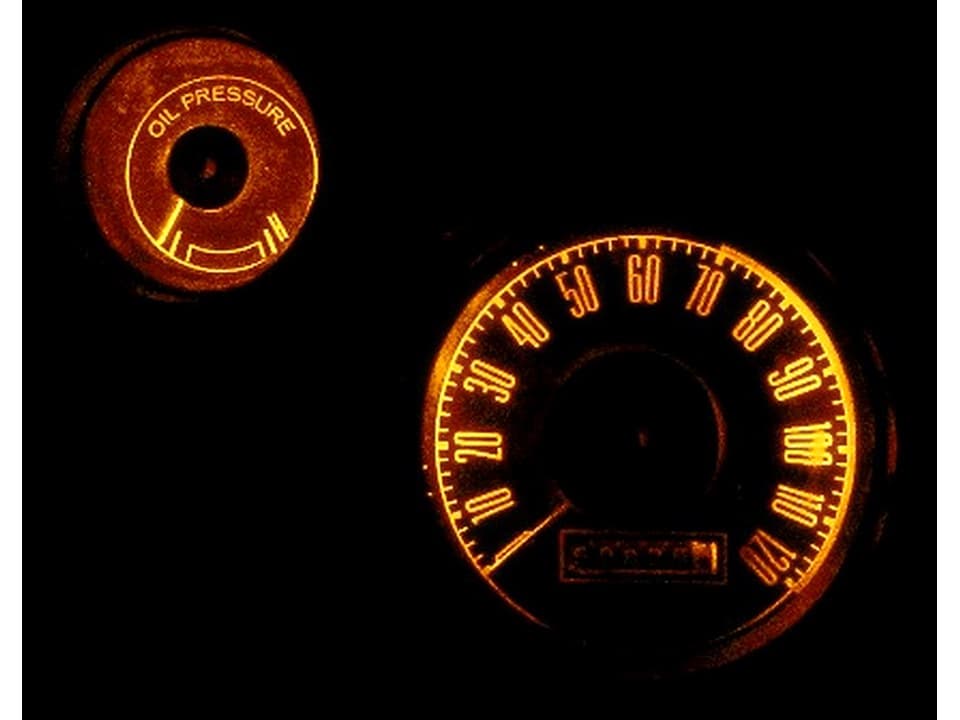 MP-6768-LED-GA-AMBER 67-68 Mustang AMBER LED Gauge Bulb Kit