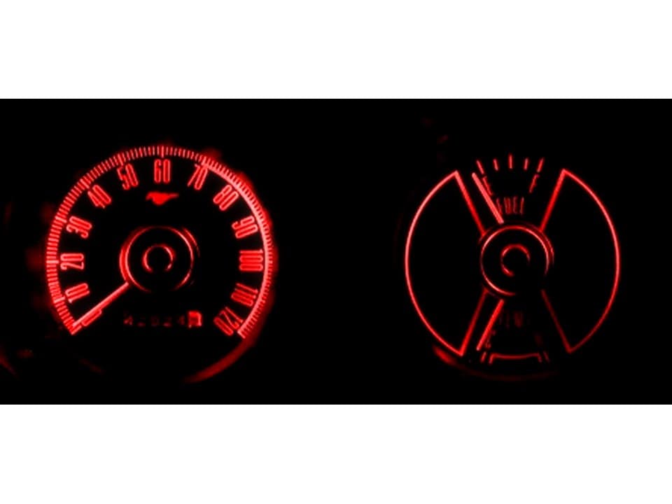 MP-6970-LED-GA-RED 69-70 kit Mustang Gauge LED Lamps