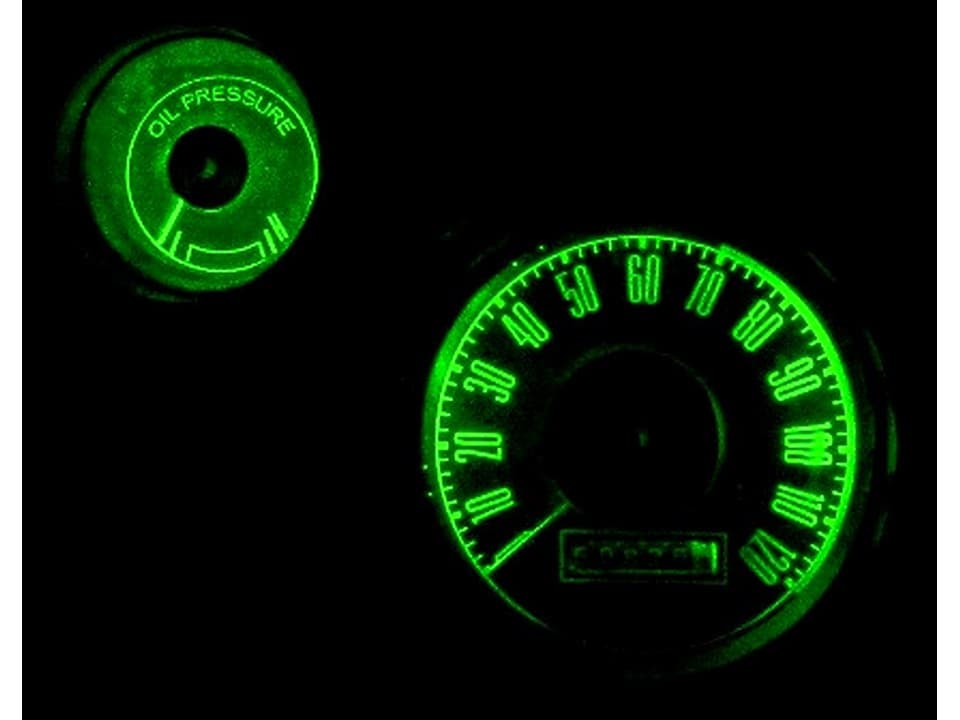 MP-7173-LED-GA-GREEN Gauge LED Lamps Kit