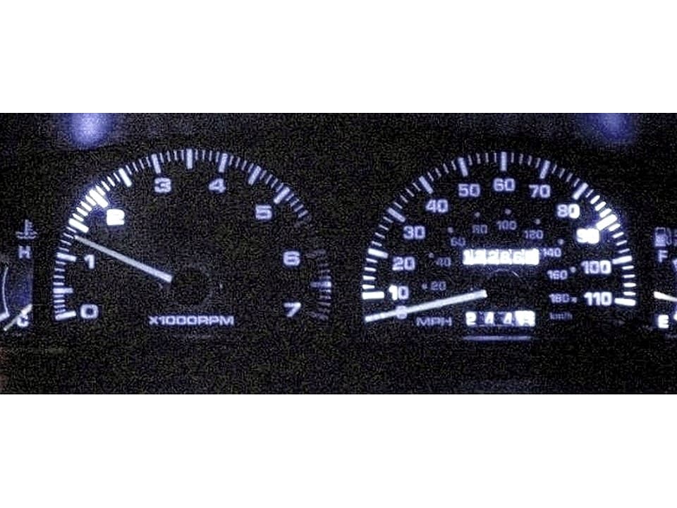MP-7993-LED-GA-FOX-XP-WHITE 79-93 Mustang White LED Lamps Gauge Kit
