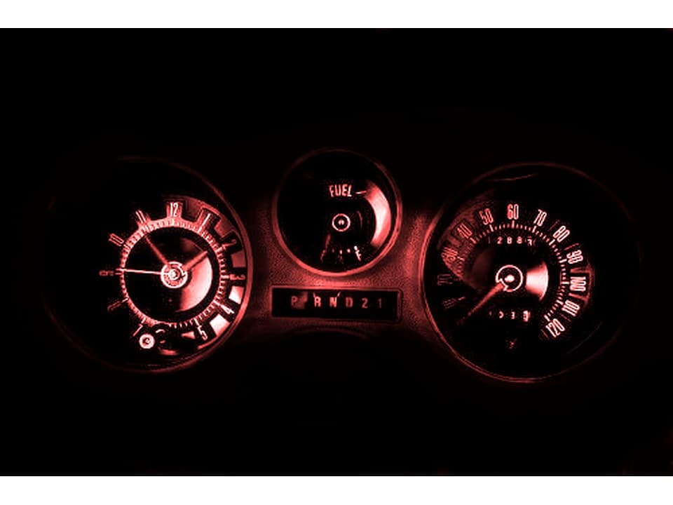 MP-Tbird-UB-RED 1975 Thunderbird Ultra Bright Red LED Gauge Light Kit
